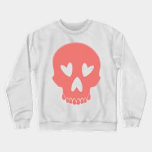 Pink Skull And Suspenders Crewneck Sweatshirt